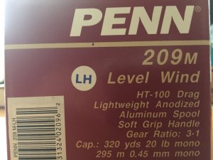 Verkaufe Penn 209M Level Wind LH