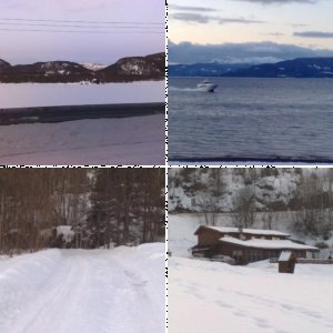 Winterliches auf dem Weg nach Hjelmeland