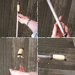 Lachsmesser aus Damast