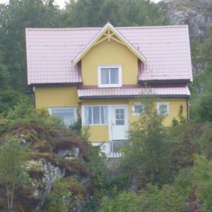 Das Haus Kvitsand, es ist in die Jahre gekommen