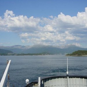 Auf der Fähre von Ranavika/Halsnöy
nach Stord