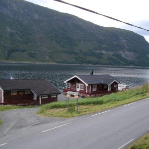 Das Ferienhaus mit Blick auf Barmen.