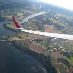 Anflug Oslo
