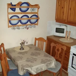 die vollausgestattete Küche