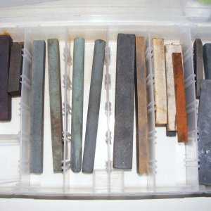 ein paar meiner Schleifsteine