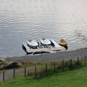 der Bootsanleger