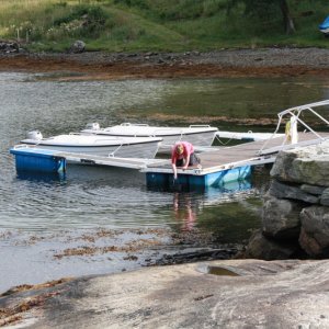der Bootsanleger