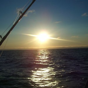 Mitternachtsonne vor Havoysund