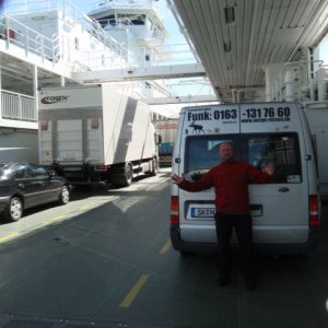 Fähre über den Trondheimsfjorden Rorvik Flak