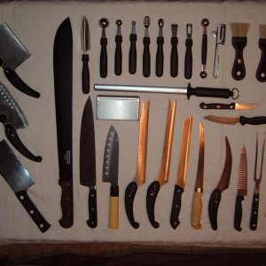 Das braucht ein Koch alles ?