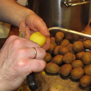 Auch die Hände von Mario können zärtlich sein.