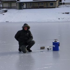 Das Wetter war schön, doch die Fische ließen auf sich warten.