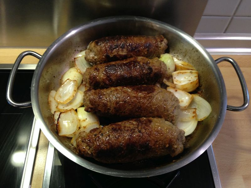 19Anbraten mit Zwiebeln