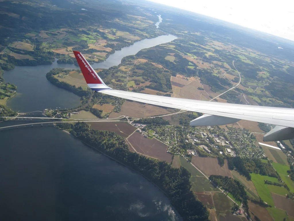 Anflug Oslo
