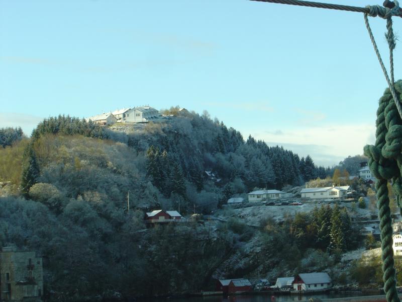 Bergen mit Schnee