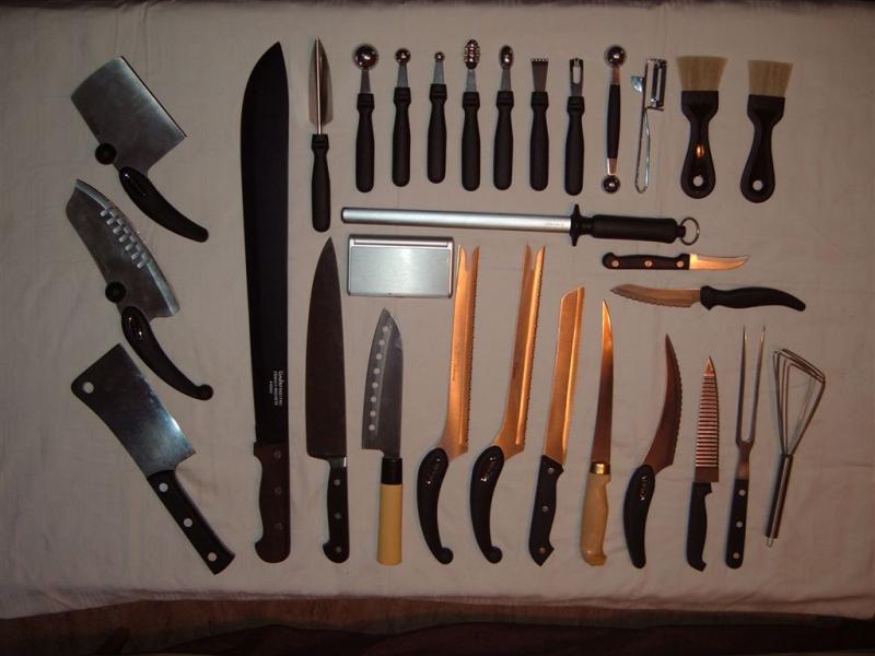 Das braucht ein Koch alles ?