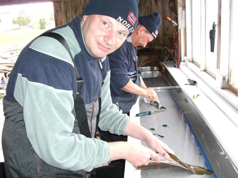 Didi und ich beim Filitieren