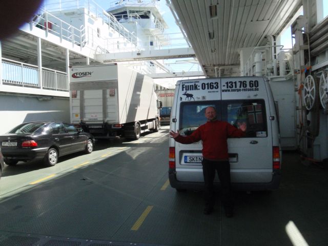 Fähre über den Trondheimsfjorden Rorvik Flak