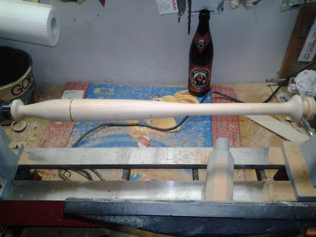 Gedrechselter Rohling aus Zwergen-Erle