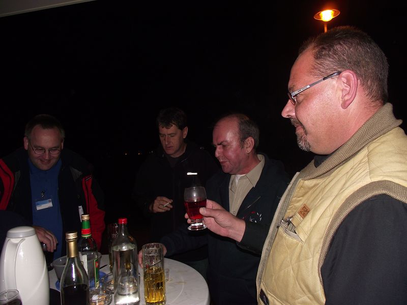 je später der Abend ..............