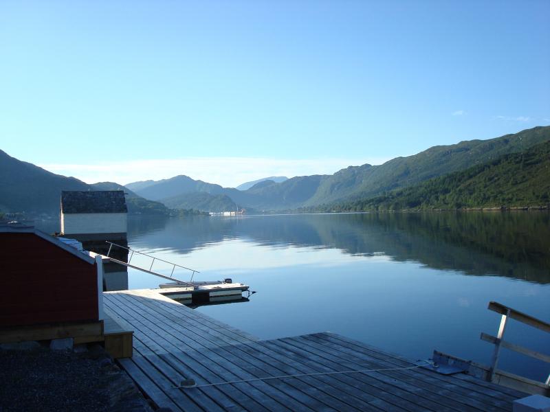 morgens am Fjord