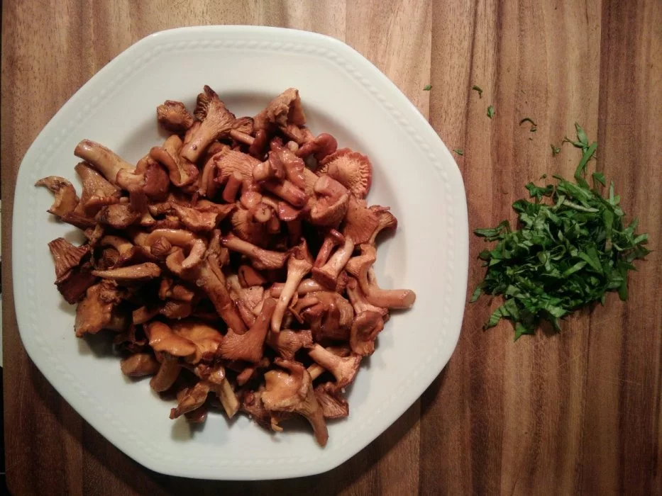 Nudeln mit Pfifferlingen 3