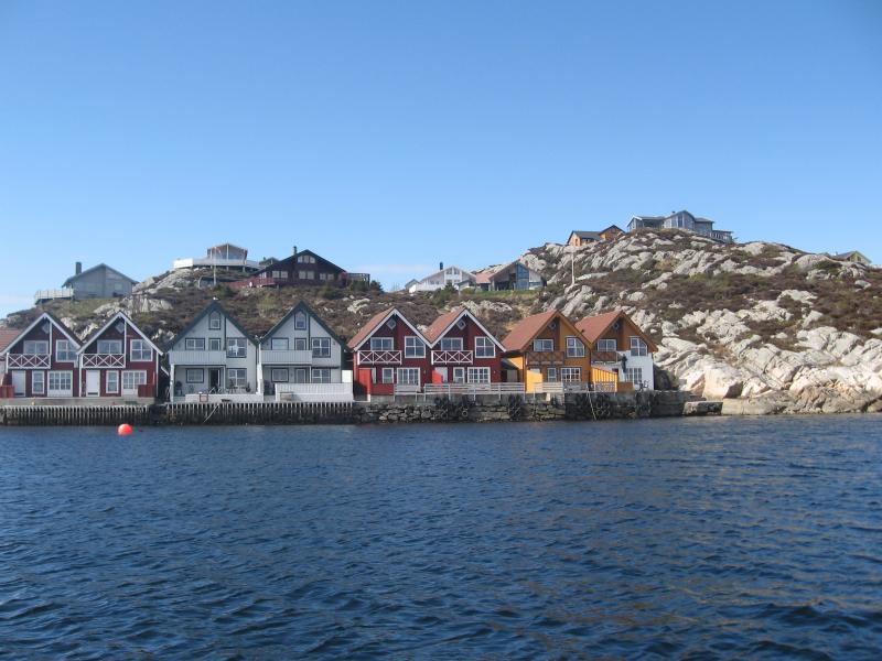 Seehäuser von Hellesöy