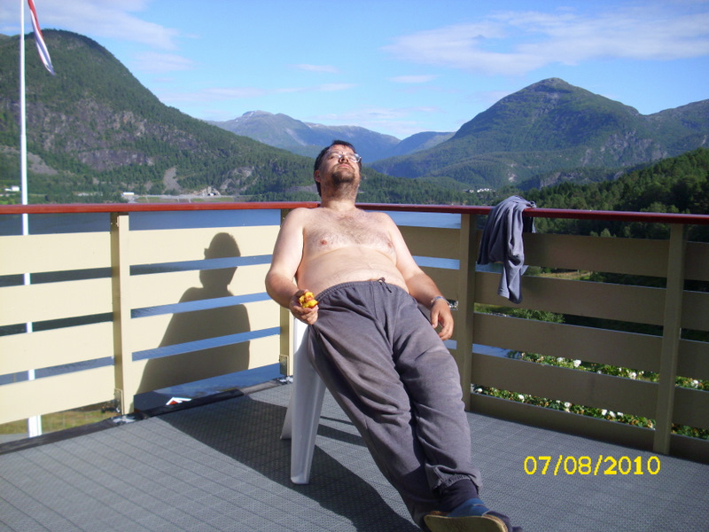 Wer sagt denn, dass man in Norwegen sich nicht sonnen kann?